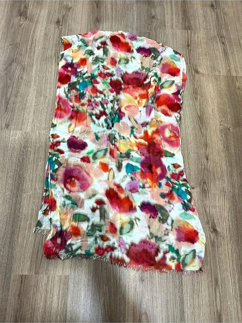 Kate spade Floral Scarf in Multicolor & Pink